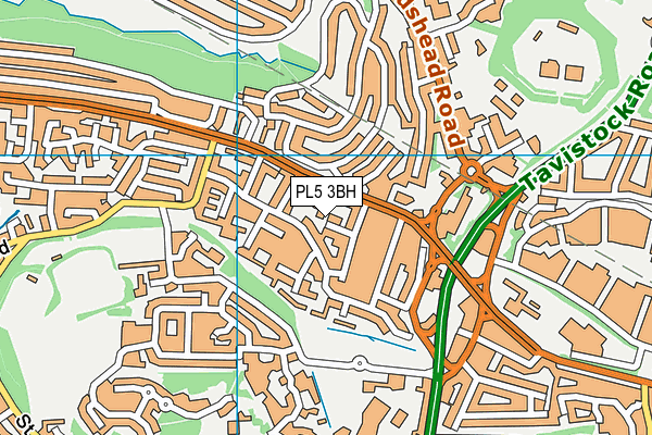 PL5 3BH map - OS VectorMap District (Ordnance Survey)