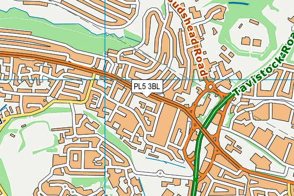 PL5 3BL map - OS VectorMap District (Ordnance Survey)