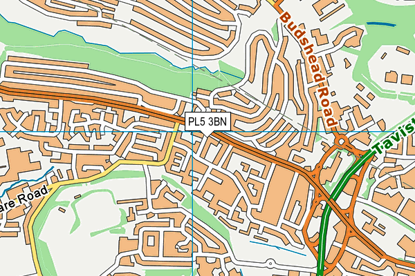 PL5 3BN map - OS VectorMap District (Ordnance Survey)