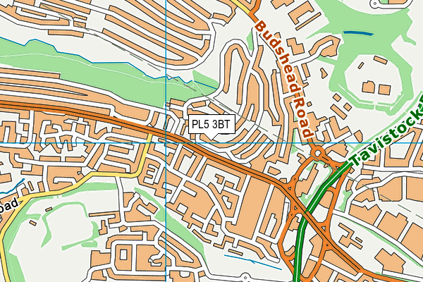 PL5 3BT map - OS VectorMap District (Ordnance Survey)