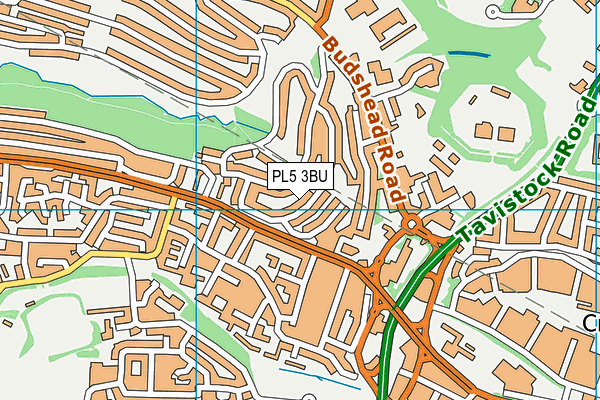 PL5 3BU map - OS VectorMap District (Ordnance Survey)