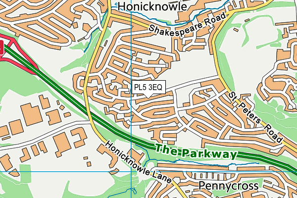 PL5 3EQ map - OS VectorMap District (Ordnance Survey)