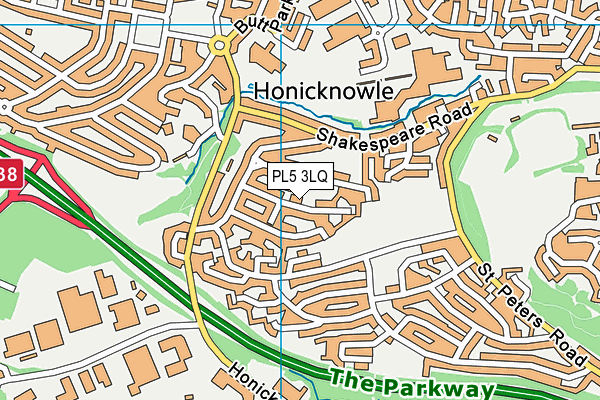 PL5 3LQ map - OS VectorMap District (Ordnance Survey)