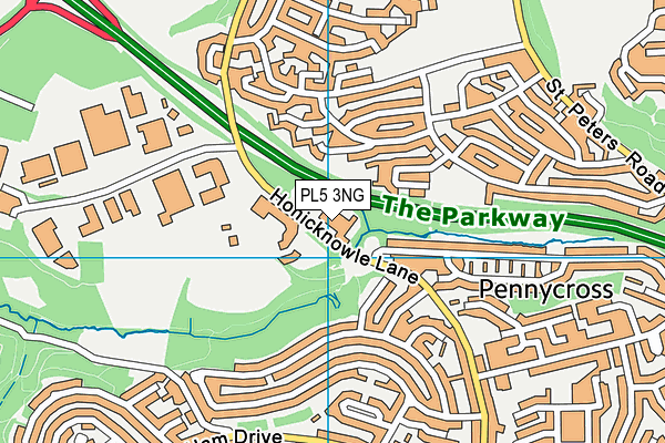 PL5 3NG map - OS VectorMap District (Ordnance Survey)