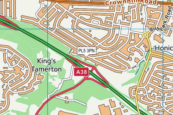 PL5 3PN map - OS VectorMap District (Ordnance Survey)