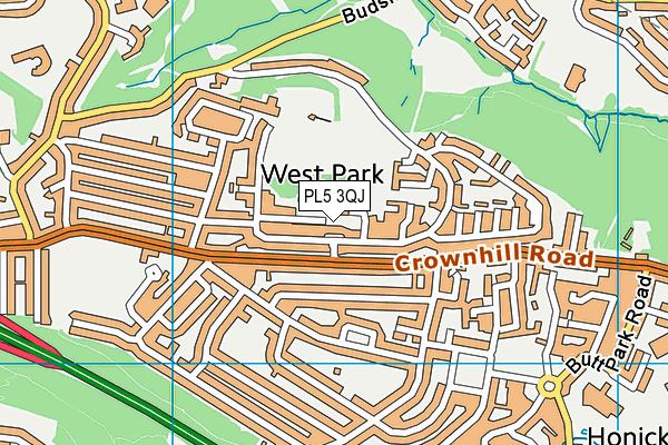 PL5 3QJ map - OS VectorMap District (Ordnance Survey)