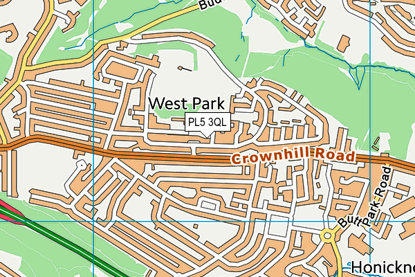 PL5 3QL map - OS VectorMap District (Ordnance Survey)