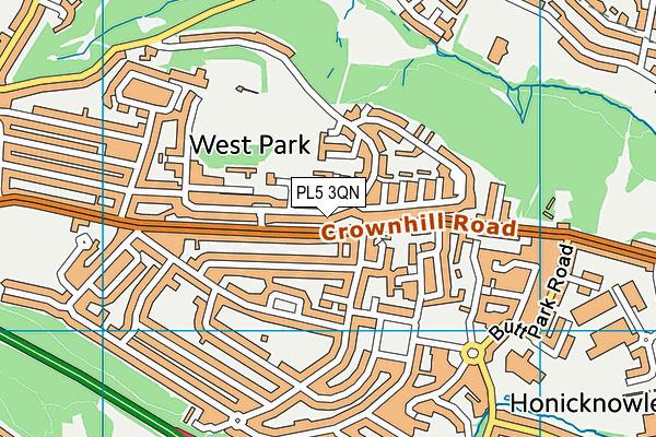 PL5 3QN map - OS VectorMap District (Ordnance Survey)