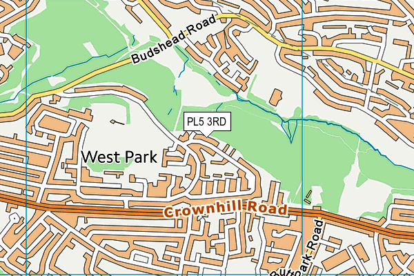 PL5 3RD map - OS VectorMap District (Ordnance Survey)