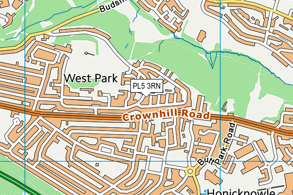 PL5 3RN map - OS VectorMap District (Ordnance Survey)