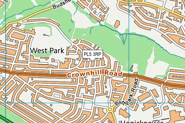 PL5 3RP map - OS VectorMap District (Ordnance Survey)