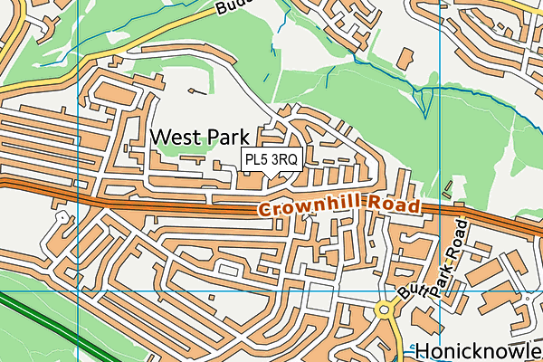PL5 3RQ map - OS VectorMap District (Ordnance Survey)