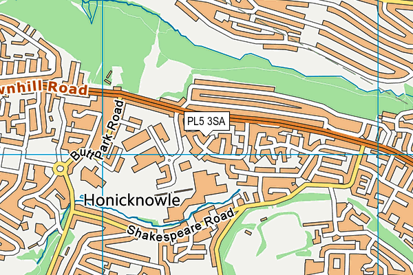 PL5 3SA map - OS VectorMap District (Ordnance Survey)