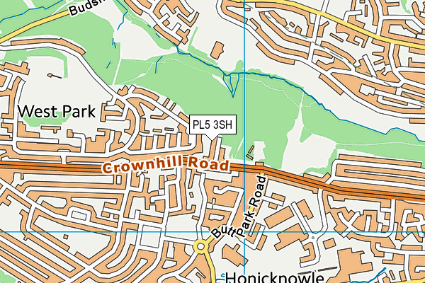 PL5 3SH map - OS VectorMap District (Ordnance Survey)