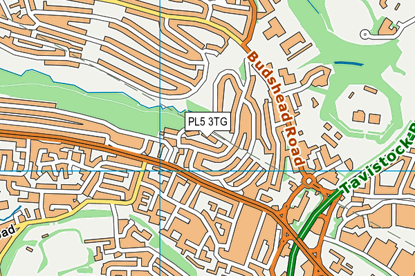 PL5 3TG map - OS VectorMap District (Ordnance Survey)