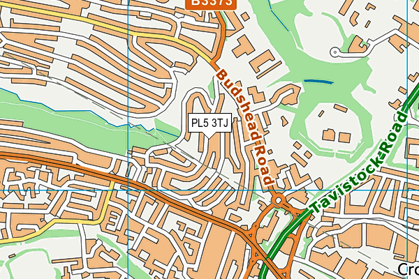 PL5 3TJ map - OS VectorMap District (Ordnance Survey)