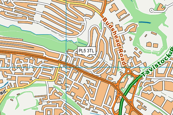 PL5 3TL map - OS VectorMap District (Ordnance Survey)