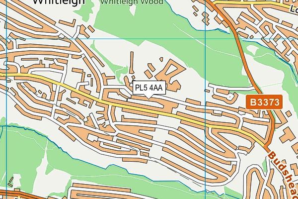 Sir John Hunt Community Sports College map (PL5 4AA) - OS VectorMap District (Ordnance Survey)