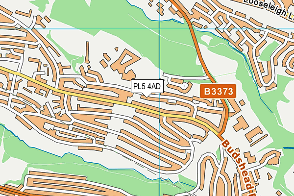 PL5 4AD map - OS VectorMap District (Ordnance Survey)