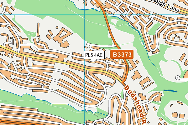 PL5 4AE map - OS VectorMap District (Ordnance Survey)