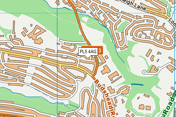 PL5 4AG map - OS VectorMap District (Ordnance Survey)