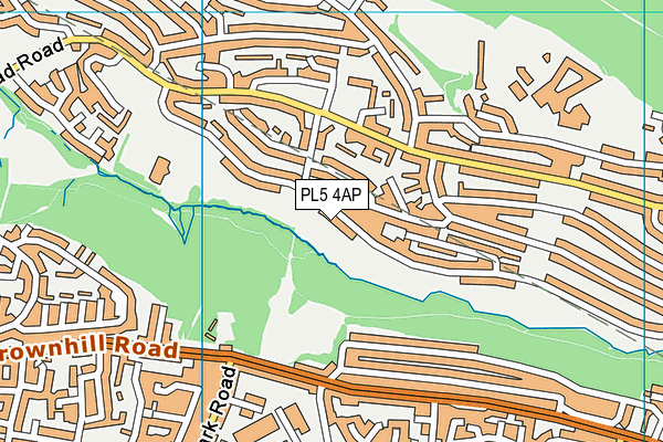 PL5 4AP map - OS VectorMap District (Ordnance Survey)