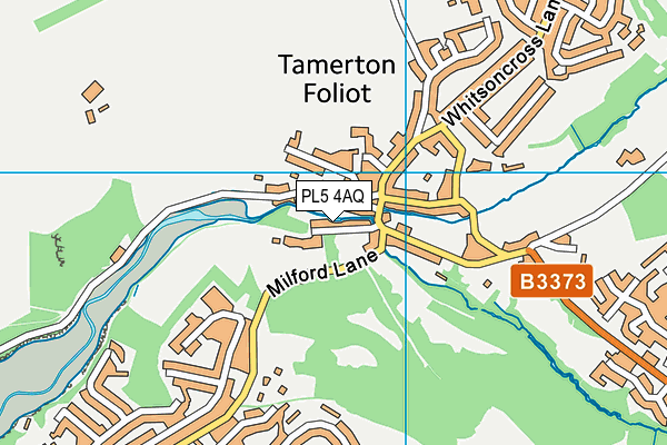 PL5 4AQ map - OS VectorMap District (Ordnance Survey)