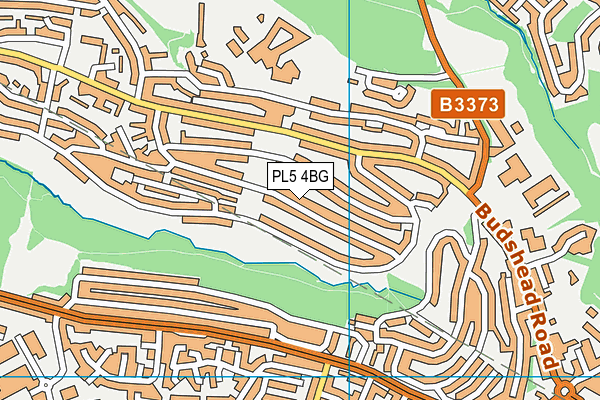 PL5 4BG map - OS VectorMap District (Ordnance Survey)