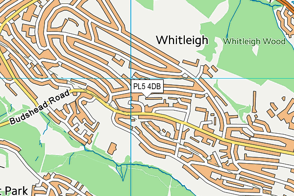 PL5 4DB map - OS VectorMap District (Ordnance Survey)