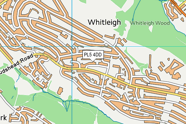 PL5 4DD map - OS VectorMap District (Ordnance Survey)