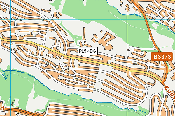 PL5 4DG map - OS VectorMap District (Ordnance Survey)