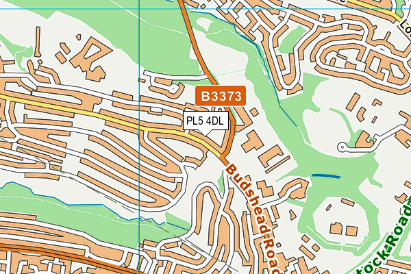 PL5 4DL map - OS VectorMap District (Ordnance Survey)