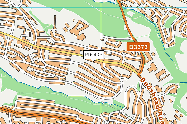 PL5 4DP map - OS VectorMap District (Ordnance Survey)