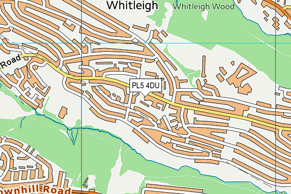 PL5 4DU map - OS VectorMap District (Ordnance Survey)