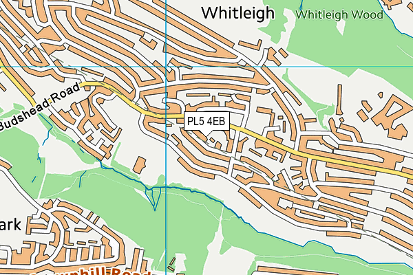 PL5 4EB map - OS VectorMap District (Ordnance Survey)