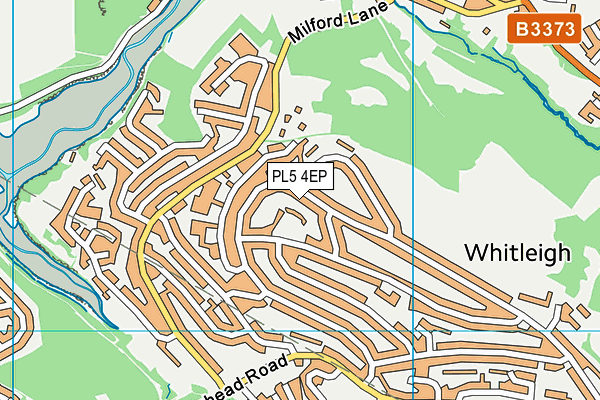 PL5 4EP map - OS VectorMap District (Ordnance Survey)