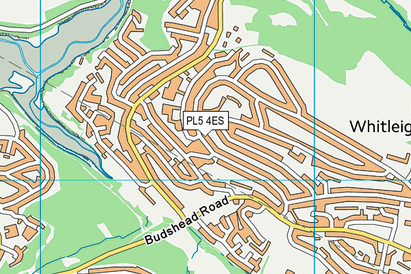 PL5 4ES map - OS VectorMap District (Ordnance Survey)