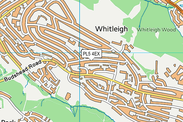 PL5 4EX map - OS VectorMap District (Ordnance Survey)