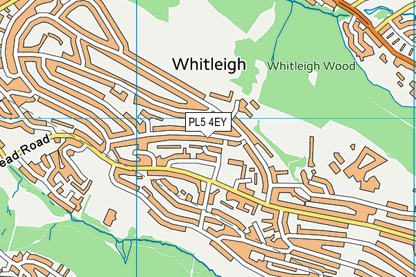 PL5 4EY map - OS VectorMap District (Ordnance Survey)