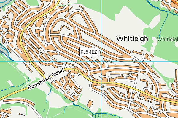 PL5 4EZ map - OS VectorMap District (Ordnance Survey)