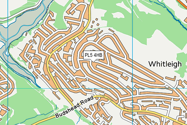 PL5 4HB map - OS VectorMap District (Ordnance Survey)