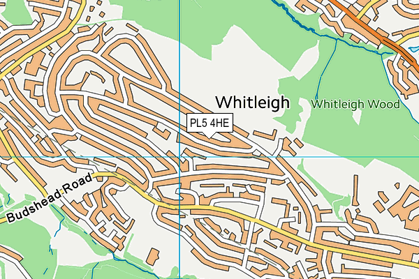 PL5 4HE map - OS VectorMap District (Ordnance Survey)