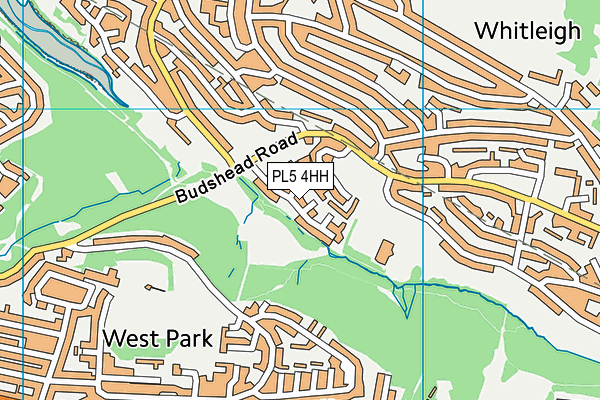 PL5 4HH map - OS VectorMap District (Ordnance Survey)
