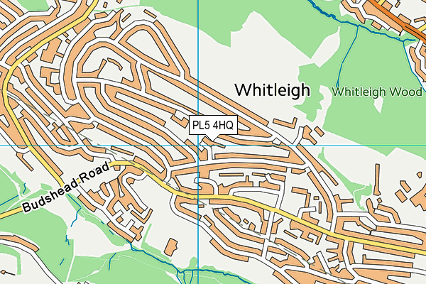 PL5 4HQ map - OS VectorMap District (Ordnance Survey)