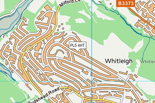 PL5 4HT map - OS VectorMap District (Ordnance Survey)