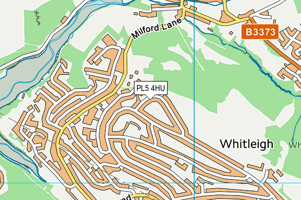 PL5 4HU map - OS VectorMap District (Ordnance Survey)