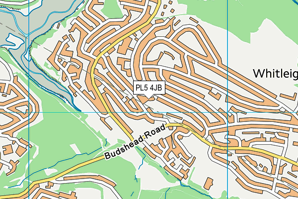 PL5 4JB map - OS VectorMap District (Ordnance Survey)