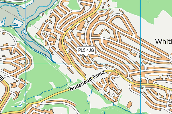 PL5 4JG map - OS VectorMap District (Ordnance Survey)