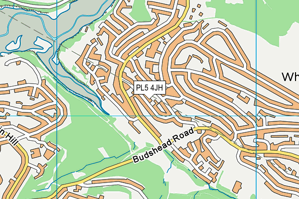 PL5 4JH map - OS VectorMap District (Ordnance Survey)