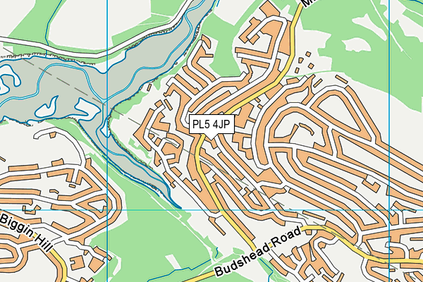 PL5 4JP map - OS VectorMap District (Ordnance Survey)